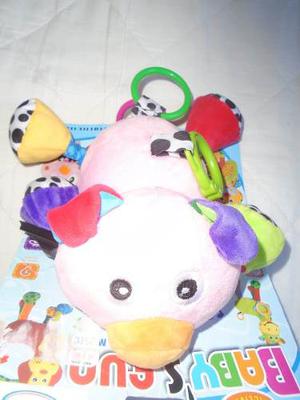 Peluche Sonajero Vibra Sonido Para Bebes Juguete