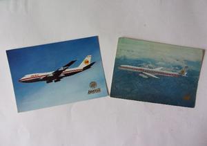 Tarjetas Postales Antiguas Linea Aerea Iberia De Coleccion