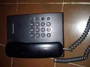 Telefono Fijo Panasonic Color Negro