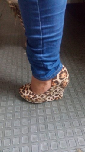 Vendo Hermosos Tacones Animal Print