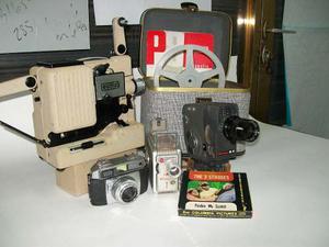 Proyector Filmadora Camara Vintage Coleccion Eumig Kodak