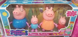 Familia Peppa Pig Figuritas O Muñecos, Excelente Calidad