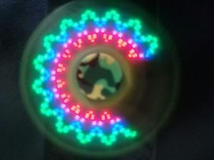 Fidget Spinner Luces Led Anti Estress Figuras Multicolor