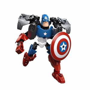 Figura Armable Capitán América Geek Me Estilo Lego
