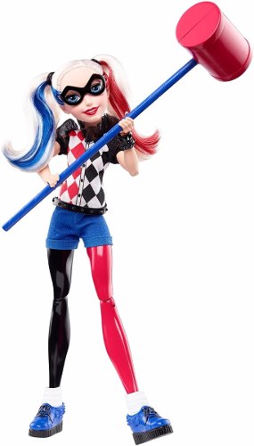 Harley Quinn Super Hero Girls Original Mattel De 30 Cm.