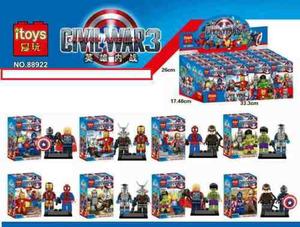 Itoys Civil War Avengers Compatible Con Lego 4,5 Cms En Caja