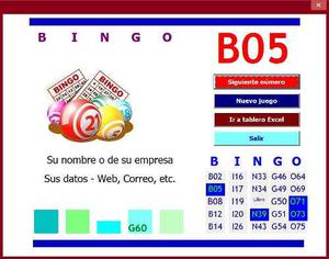 Juego De Bingo Para Pc Con Voz, Crea Cartones + Publicidad