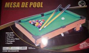 Juego De Mesa De Pool Nueva Para Niños Importada Completa