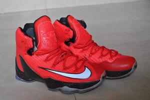 Kp3 Botas Deportivas Nike Lebron James Elite Xiii Roja