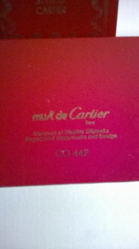 Lapicero Boligrafo Must De Cartier Original