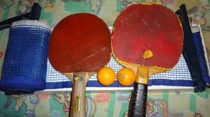 Malla, Raquetas Y Pelotas Para Ping Pong