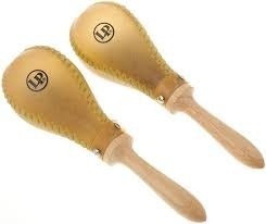 Maracas Macho Lp 395 Originales De Cuero Par