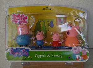 Peppa Pig Familia Peppa George Mama Cerdita Papa Cerdito