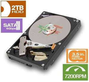 Disco Duro 2tb, rpm Sata3 Interno Pc Dvr Servidor