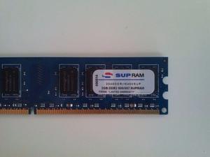 Memoria Ram Supram 2gb Pcmhz