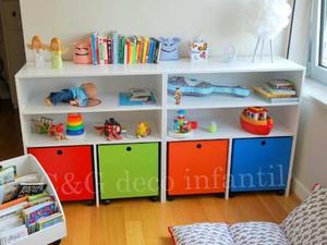 Muebles Para Dormitorio Infantil Con Cajitas De Juguetes