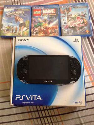 Playstation Vita. Psp. Con 3 Juegos