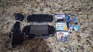 Psp  Chipeado 8gb Micro Sd + 5 Juegos Originales