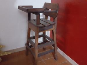 Silla Comedor De Madera Para Bebes