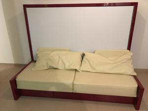 Sofa Cama Matrimonial En Madera