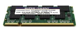 Super Talent Ddr333 Sodimm 1gb/64x8 Memoria Laptop D333sb1g