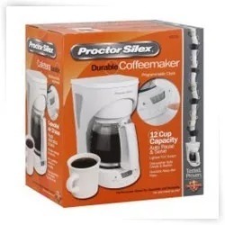 Cafetera Proctor Silex Blanca Y Negra - Somos Tienda Virtual