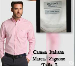 Camisa italy marca zignone original talla L