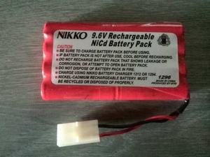 Nikko 9.6v Rechargeable Nicd Battery Pack