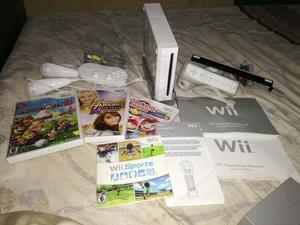 Nintendo Wii Con 3 Juegos