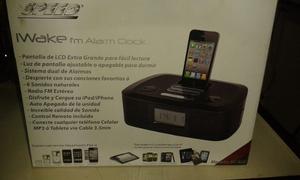 Reproductor Portatil Iwake Fm Y Alarma Para Ipod Y Iphone