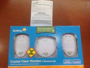 Safety 1st Mo043 Crystal Clear Two Receiver Baby Monitor Set
