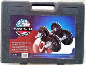 Set De Pesas De 40 Lbs Marca Amco Athletics