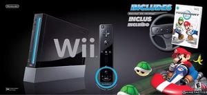 Vendo O Cambio Wii Negro Edicion Mario Kart Limitada