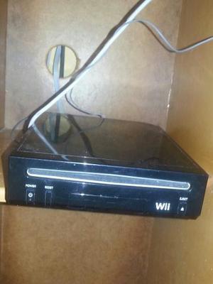 Wii Negro Usado En Buen Estado Con Control!
