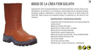 Botas De Seguridad Fion Super Oferta Nuevas