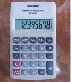 Calculadora Casio Hl-815-l Blanca