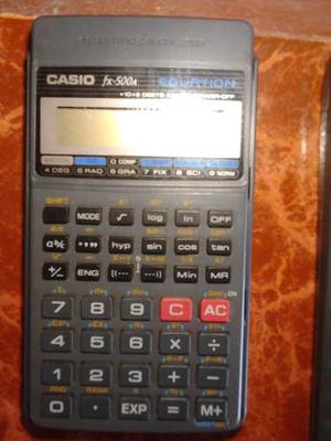 Calculadora Cientifica Casio Fx-500a Excelente Estado
