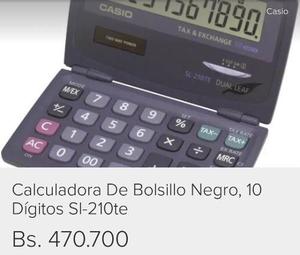 Calculadora De Bolsillo Casio Nueva
