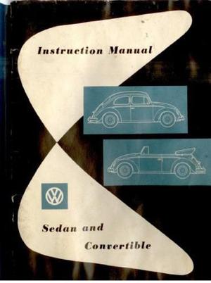 Manual Usuario Vw Escarabajo Sedan Y Convertible Abril 1958