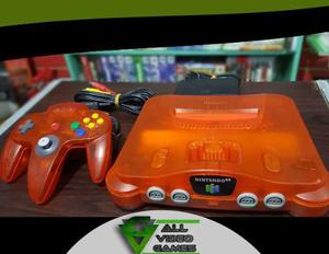 Nintendo 64 Orange + Control + Juego. #somostienda