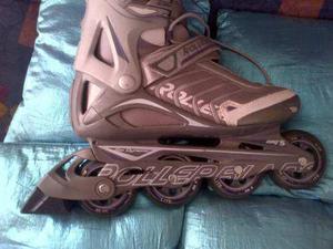 Patines En Linea Rollerblade Con Coderas Rodilleras Y Muñeq