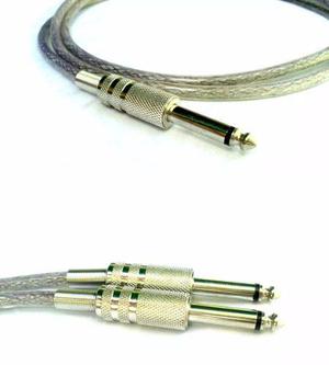 Cable 6 Metros Guitarra Bajo Teclado Plug 6.3mm 1/4 Mono