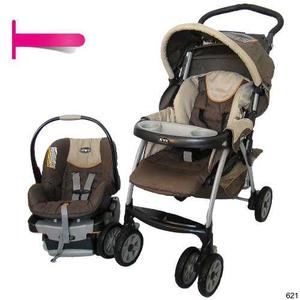 Coche Con Portabebe Y Base Carro Chicco Keyfit 30 Impecable