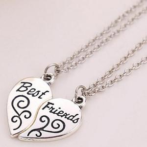 Collar Bff Amigas Best Friends Para Combinar Tu Estilo 2x1