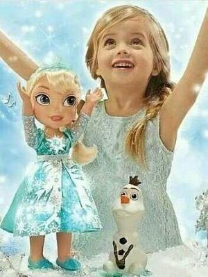 Elsa Frozen Canta Y Se Ilumina El Vestido Oferta 2