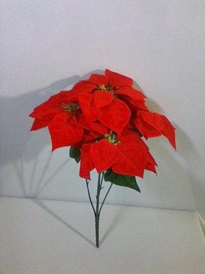 Flor Grande Ramo De Flores De Navidad Adornos Navideños