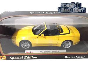 Maserati Spyder Maisto Special Edition Escala 1/18