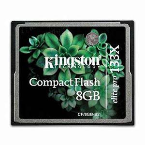 Memoria Compact Flash De 8 Gb 133x Kingstone