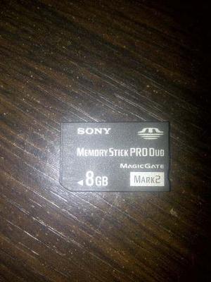 Memoria Memory Stick Pro Duo Sony 8gb Magic Gate