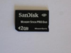 Memoria Sandisk Memory Stick Pro Duo 2 Gb
